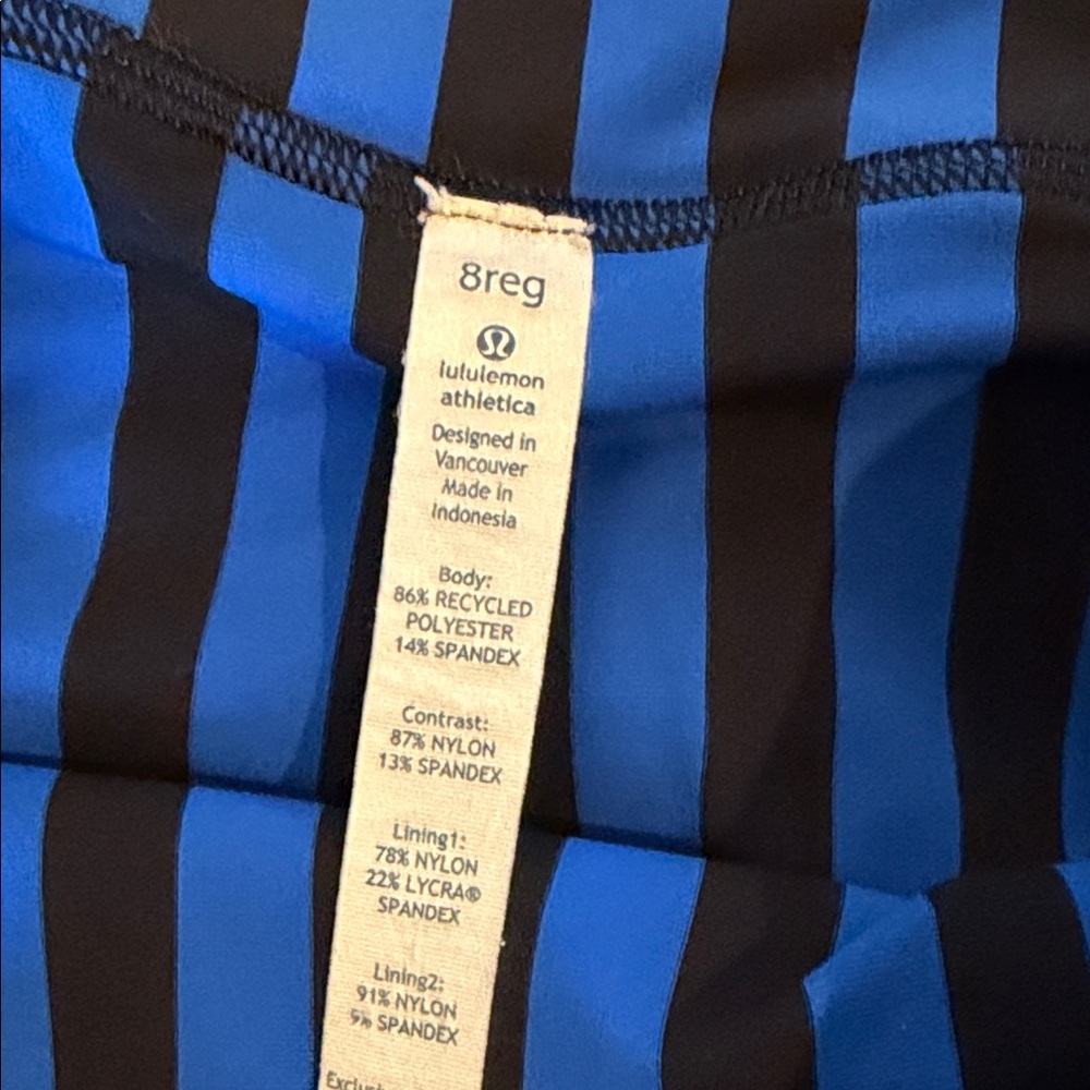 Lululemon Blue Women's Athletic/Tennis Skirt with Shorts - Picture 7 of 11